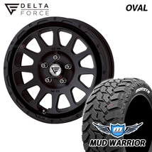 4本セット デルタフォース オーバル OVAL 16x7.0J 5/114.3 +42 MB MONSTA モンスタ マッドウォーリア M/T 235/70R16 WL デリカD5_画像1