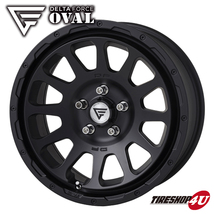 4本セット デルタフォース オーバル OVAL 16x7.0J 5/114.3 +35 +42 MB ダンロップ グラントレック MT2 225/75R16 WL デリカD5_画像2