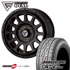 4本セット デルタフォース オーバル OVAL 16x7.0J 5/114.3 +35 +42 MB ブリヂストン デューラー A/T001 AT001 215/70R16 BL デリカD5