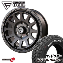 4本セット デルタフォース オーバル OVAL 16x7.0J 6/139.7 +38 MB MUDSTAR マッドスター ラジアル M/T 215/70R16 WL ハイエース 200_画像1