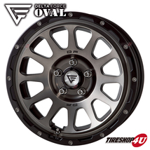 4本セット DELTA FORCE OVAL 17x7.0J 5/114.3 +32 MSP MUDSTAR radial M/T 225/60R17 ホワイトレター フォレスター デリカD5_画像2