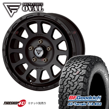 4本セット デルタフォース オーバル OVAL 17x8J 5/127+40 MB BFグッドリッチ オールテレーン KO2 285/70R17 WL ラングラー JL_画像1