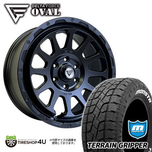 4本セット デルタフォース オーバル OVAL 20x9.0J 6/139.7 +55 SB MONSTA モンスタ テレーングリッパー A/T 275/55R20 WL ランクル 300系