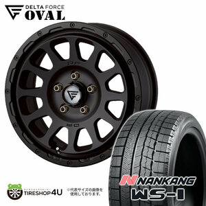 2022年製 スタッドレス 4本セット DELTAFORCE OVAL 17x7J 5/114.3+32 MB NANKANG WS-1 215/55R17 カローラクロス ヤリスクロス