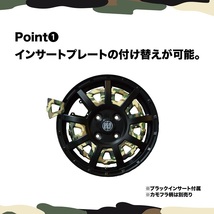 2023年製 スタッドレス 4本セット RIVAI PlasticBomb 13x4.00 4/100 +43 グリーンカモフラ TOYO OBSERVE GARIT GIZ 155/80R13 軽自動車_画像4