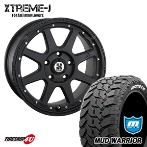 4本セット XTREME-J エクストリームJ 16x7.0J 5/114.3 +35 FBK MONSTA モンスタ マッドウォーリア M/T 235/70R16 WL フォレスター RAV4