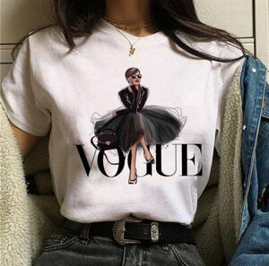 新品Vogue レディース デザインTシャツ 韓国