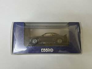 Y-38381Y 【中古】 EBBRO　エブロ　 1/43 日産スカイラインGT-R BNR32 ダークブルー Nissan SKYLINE R32 ミニカー