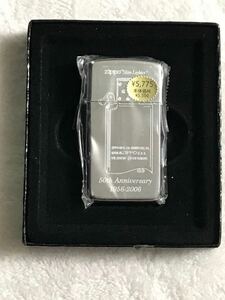 ZIPPO ジッポー オイルライター アニバーサリー　ANNIVERSARY 50周年記念 150個限定　スリム　slim 2006年製 希少品　未使用品