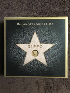 ZIPPO ジッポー オイルライター　Hollywood's Leading Light ハリウッド 100周年記念 星缶入り 2001年製　未開封品
