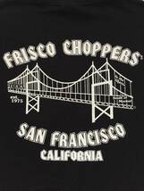 [415 CLOTHING] 415クロージング Frisco Choppers S/S T-shirt (フリスコ チョッパー 半袖 Tシャツ) Mサイズ『定番Red & Black』国内在庫_画像2