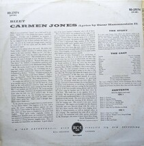  ☆O.S.T CHARMEN JONES music by GEORGES BIZET1954‘UK RCA_画像2