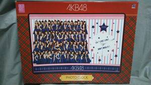 AKB48 PHOTO CLOCK フォトクロック 掛時計 パネル時計 34cm 非売品