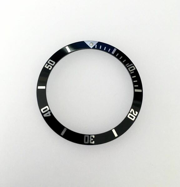 腕時計 修理交換用 社外部品 ベゼルインサート ブラック 黒 【対応】タグホイヤー1000 980TAG HEUER
