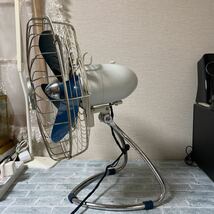 3【 昭和レトロ 扇風機 】 レトロ扇風機 富士電機 SILENT FAN アンティーク コレクション 動作品_画像4