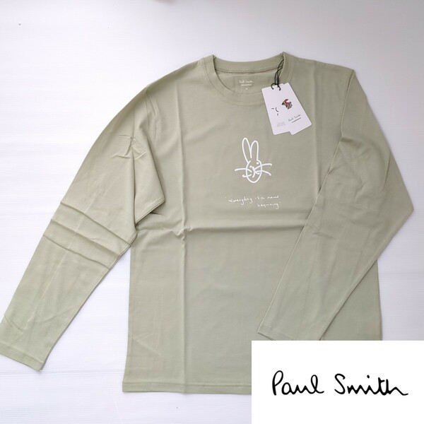 新品 Paul Smith ポールスミス 長袖Tシャツ M ラビットウサギ ポールズラビット ロングTシャツ Paul Smith ロンT