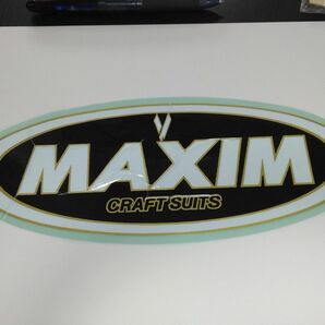 MAXIM レアステッカー マキシム ウェットスーツ サーフィン [大]ブラック