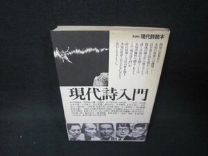 現代詩入門　新装版現代詩読本　日焼け強シミ有/BCZD