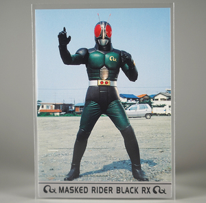 R01 銀枠 AMADA 仮面ライダーBLACK RX 南光太郎 倉田てつを 岡元次郎 リボルケイン 希少資料トレカ レア カード スチール 写真 サイン 新品