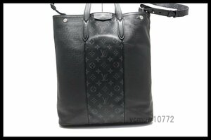 近年モデル希少美中古■LOUIS VUITTON タイガラマ シティトート レザー 2way トートバッグ ルイヴィトン■0810tq038716