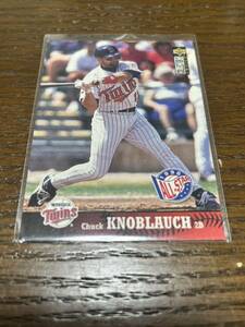 1997Upper Deck collector's choice CHUCK KNOBLAUCH #153 レギュラーカード ミネソタツインズ