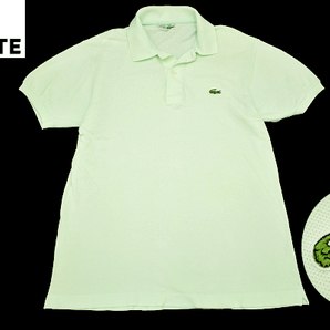 Y-6344★送料無料★超美品★CHEMISE LACOSTE シュミーズ フララコ フレンチ ラコステ★80s 90s フランス製 ヴィンテージ 半袖 ポロシャツ 4の画像1