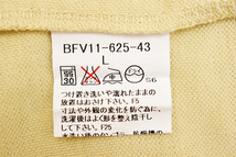 Y-6352★送料無料★BURBERRY GOLF バーバリー ゴルフ★正規品 日本製 ベージュ ノバチェック ホースロゴ刺繍 鹿の子 半袖 ポロシャツ Ｌ_画像8