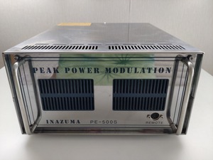 リニア　アンプ　INAZUMA　PE-500S　希少　通電のみ確認　故障品　部品取り研究用に　送料込　 