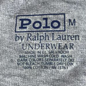 POLO BY RALPH LAUREN ポロ バイ ラルフローレン 半袖 Tシャツ M グレー 霜降り 刺繍ロゴ ポニーの画像5