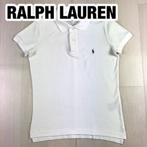 RALPH LAUREN ラルフローレン 半袖ポロシャツ S/P ホワイト 刺繍ロゴ