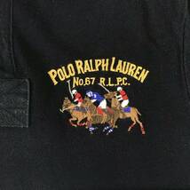 POLO RALPH LAUREN ポロラルフローレン 半袖ラガーシャツ S ブラック_画像3