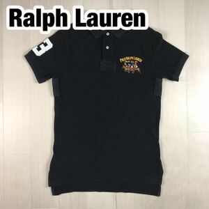 POLO RALPH LAUREN ポロラルフローレン 半袖ラガーシャツ S ブラック