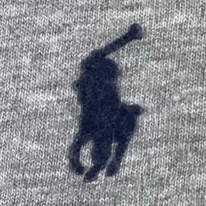 POLO BY RALPH LAUREN ポロ バイ ラルフローレン 半袖 Tシャツ M グレー 霜降り 刺繍ロゴ ポニーの画像4