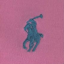 RALPH LAUREN ラルフローレン 半袖 ポロシャツ L ピンク 刺繍ロゴ ポニー_画像8