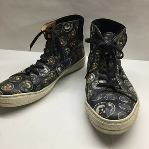 ALEXANDER McQueen アレキサンダー マックイーン メンズ スニーカー ハイカット サイズ 43 1/2 ブラック系 [jgg]