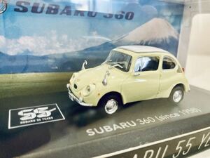 【送料無料】1/43 2013 東京モーターショー限定 Norev スバル 360 アイボリー Since 1968 SUBARU 55 YEARS