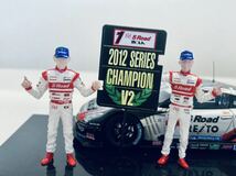 【送料無料】1/43 EBBRO SHOP限定 Sロード モーラ GT-R #1 柳田真孝-R.クインタレッリ Champion スーパーGT500 2012 フィギュア付_画像6