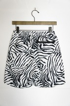 美品正規 23SS ALDIES アールディーズ Zebra Easy Short Pants ゼブラ イージー ショート ハーフ パンツ ショーツ A2118513 黒白 S 828N_画像2