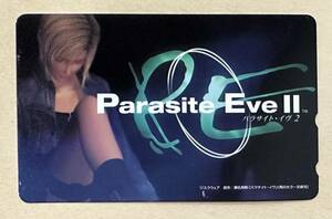 未使用 テレカ 50度数 スクウェア パラサイト・イヴ２ Parasite Eve Ⅱ 美少女　角川ホラー