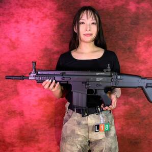 [送料無料] ＃L18 東京マルイ SCAR-H ブラック 次世代電動ガン　充電器＆バッテリーSET