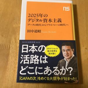 ２０２５年のデジタル資本主義　「データの時代」から「プライバシーの時代」へ （ＮＨＫ出版新書　６２３） 田中道昭／著