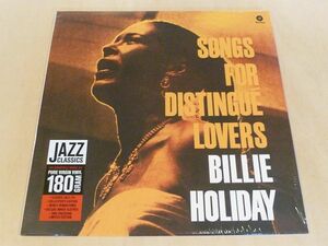 未開封 ビリー・ホリデイ Songs For Distingue Lovers限定リマスター180g重量盤LPボーナス2曲追加Billie Holiday Ben Webster Jimmy Rowles