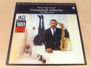 未開封 キャノンボール・アダレイwithビル・エヴァンスKnow What I Mean?限定180g重量LP Cannonball Adderley Bill Evans Waltz For Debby