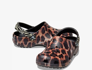 CROCS Classic Animal Remix Clog Black-Multi Animal ヒョウ柄　28ｃｍ