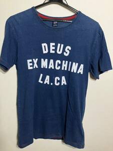 DEUS EX MACHINA デウスエクスマキナ　半袖Tシャツ　インディゴ　XS