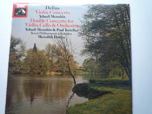 RI19 英HMV盤LP ディーリアス/ヴァイオリン協奏曲、二重協奏曲 メニューイン、トルトゥリエ/デイヴィス