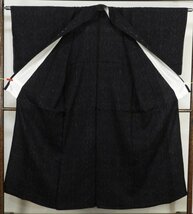 K149　正絹　単衣　着物　創作的な柄　身丈151cm　 セール！_画像3