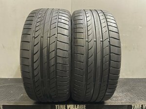 DUNLOP SP SPORT MAXX TT 255/45ZR18 18インチ 夏タイヤ 2本 バリ溝 ベンツ/Sクラス audi/A8等　(TC951)