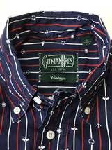 美品 GITMAN Vintage ギットマンヴィンテージ 半袖BDシャツ S ギットマンブラザーズ USA製 ギットマン 錨_画像3