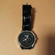 ◎Robeto Oldani 腕時計 フェイス：ブラック/ブルー バンド：ブラック_画像1
